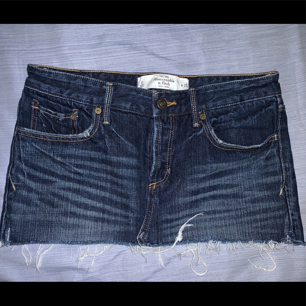 A&F jean skirt